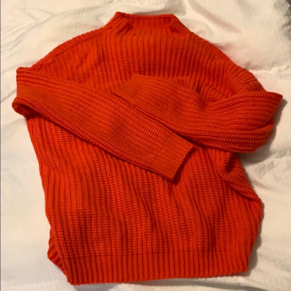 Oversized Coral Sweater